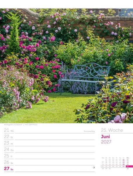 Produktbild: Gartengl&uuml;ck Wochenplaner Kalender 2027