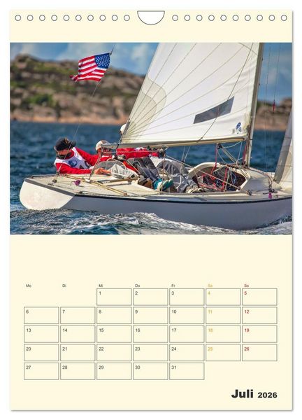 Produktbild: Segeln bis zum Horizont (Wandkalender 2026 DIN A4 hoch), CALVENDO Monatskalender