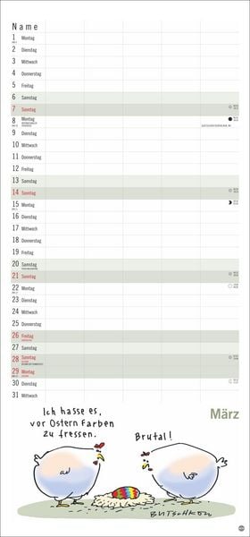Produktbild: Peter Butschkow: Familienplaner 2027