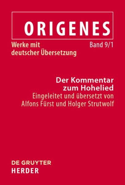 Produktbild: Der Kommentar zum Hohelied