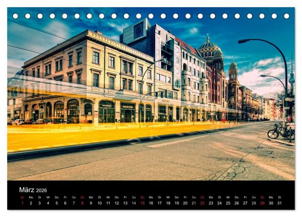 Produktbild: Berliner Stadtansichten (Tischkalender 2026 DIN A5 quer), CALVENDO Monatskalender