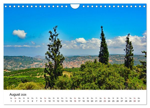 Produktbild: Kretas Traumlandschaften (Wandkalender 2026 DIN A4 quer), CALVENDO Monatskalender