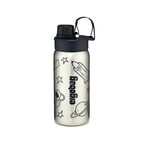 Produktbild: Ergobag Edelstahl Trinkflasche Schwarz
