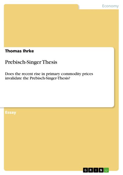 prebisch singer thesis slideshare