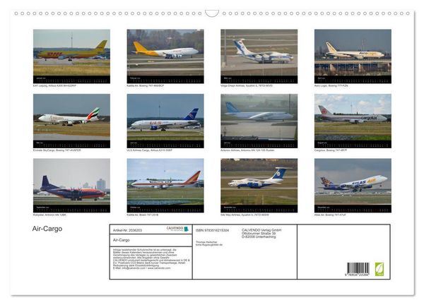 Produktbild: Air-Cargo (Wandkalender 2026 DIN A2 quer), CALVENDO Monatskalender