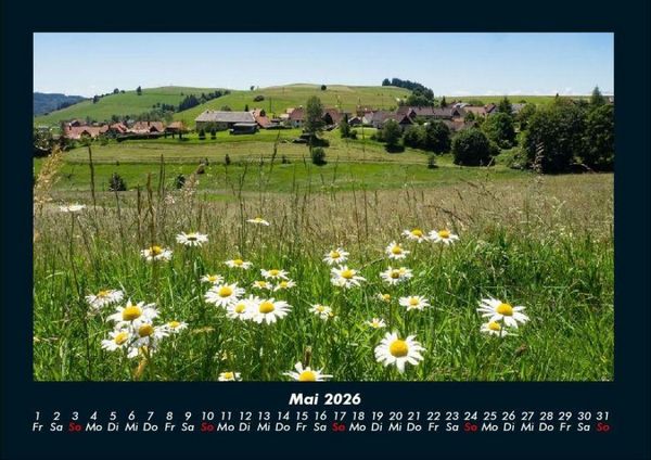 Produktbild: Blumenkalender 2026 Fotokalender DIN A4