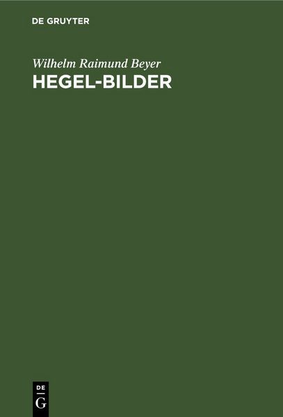 Produktbild: Hegel-Bilder