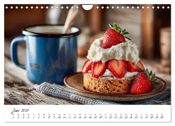 Produktbild: Klassiker aus Omas K&uuml;che - Zw&ouml;lf Kuchen mit Nostalgie-Gef&uuml;hl (Wandkalender 2027 DIN A4 quer), CALVENDO Monatskalender
