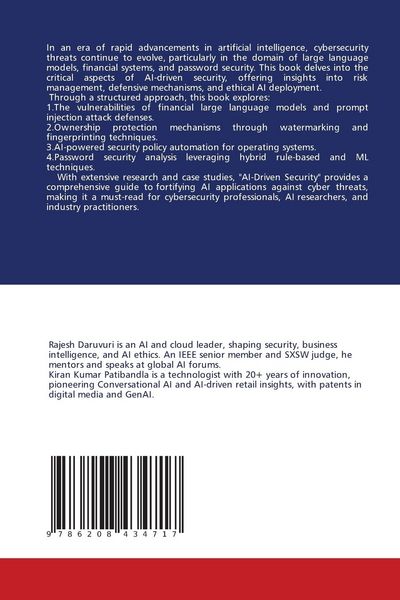 Produktbild: AI-Driven Security: Enhancing Large Language Models and Cybersecurity