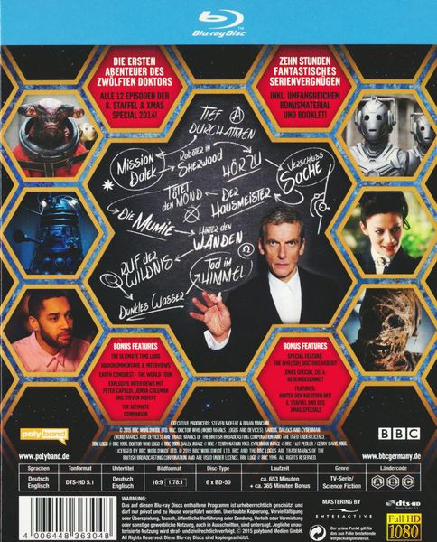 Produktbild: Doctor Who - Die komplette 8. Staffel [6 BRs]
