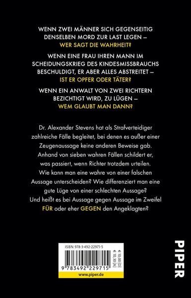Produktbild: Aussage gegen Aussage