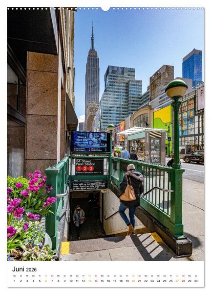 Produktbild: New York, Facetten einer Stadt (hochwertiger Premium Wandkalender 2026 DIN A2 hoch), Kunstdruck in Hochglanz