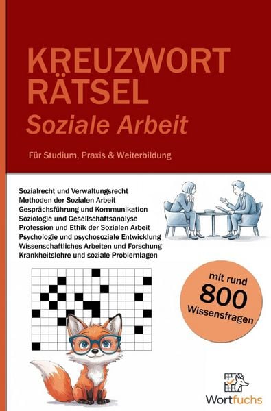 Produktbild: Kreuzwortr&auml;tsel Soziale Arbeit - 56 R&auml;tsel mit L&ouml;sungen | Fachbegriffe spielerisch lernen