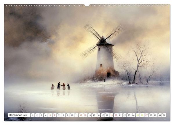 Produktbild: Wintertr&auml;ume &ndash; Zauberhafte Landschaften (hochwertiger Premium Wandkalender 2026 DIN A2 quer), Kunstdruck in Hochglanz