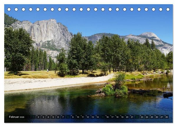 Produktbild: Yosemite Nationalpark (Tischkalender 2026 DIN A5 quer), CALVENDO Monatskalender