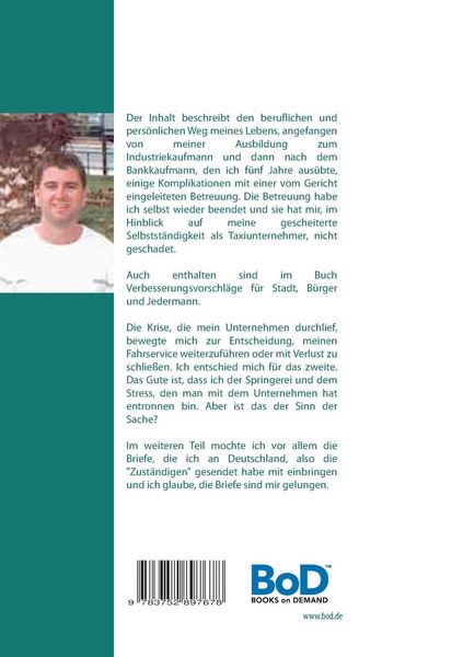 Produktbild: Das Buch eines Bankkaufmanns und Taxichefs