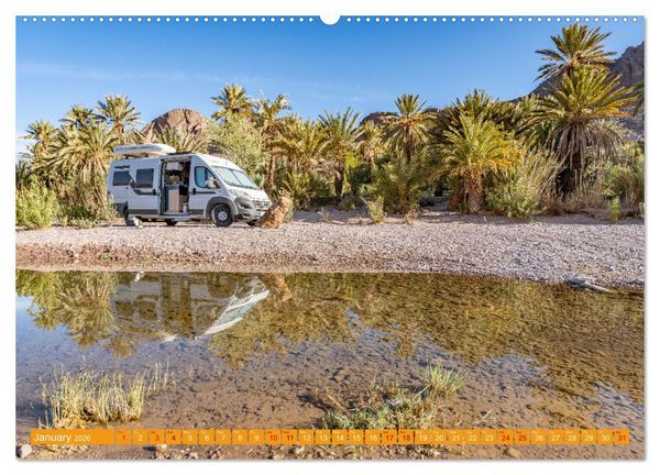 Produktbild: Van Life Road Trip Morocco (Wall Calendar 2026 DIN A2 landscape), CALVENDO 12 Month Wall Calendar