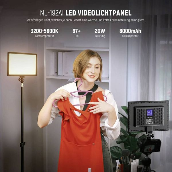 Produktbild: Neewer NL-192AI LED Videoleuchte