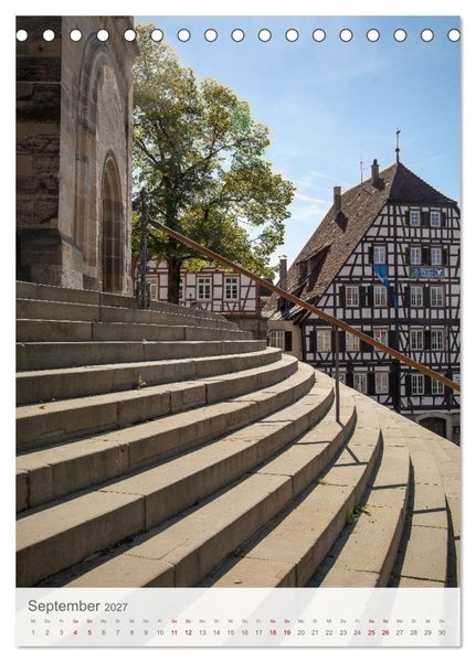 Produktbild: Schw&auml;bisch Hall am Kocher (Tischkalender 2027 DIN A5 hoch), CALVENDO Monatskalender