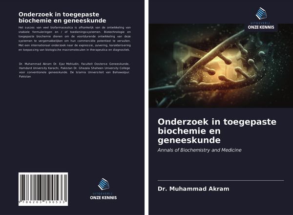 Produktbild: Onderzoek in toegepaste biochemie en geneeskunde