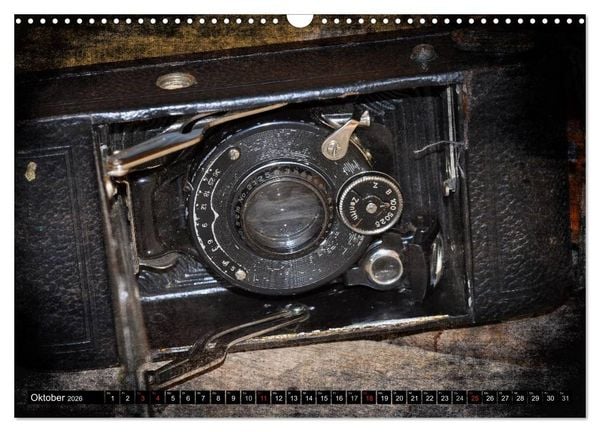 Produktbild: Historische Fotoapparate (Wandkalender 2026 DIN A3 quer), CALVENDO Monatskalender