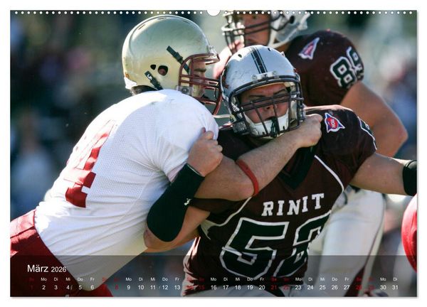 Produktbild: American Football - Touchdown (Wandkalender 2026 DIN A2 quer), CALVENDO Monatskalender