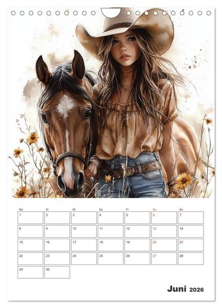 Produktbild: Herzenspferde (Wandkalender 2026 DIN A4 hoch), CALVENDO Monatskalender