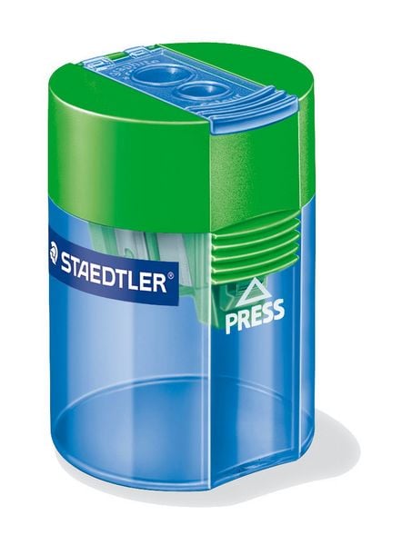 Produktbild: STAEDTLER Schreib- und Zeichbedarf Doppelspitzdose farbig sortiert, 1 St&uuml;ck