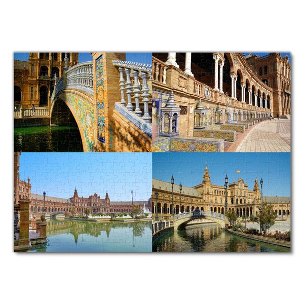 Produktbild: Lais Puzzle Collage Sevilla 500 Teile