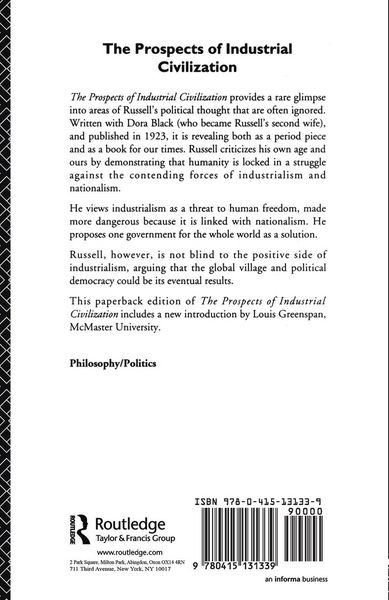 Produktbild: The Prospects of Industrial Civilisation