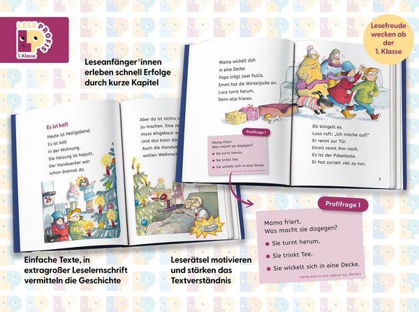 Produktbild: Leseprofis &ndash; Das sch&ouml;nste Weihnachtsgeschenk der Welt, 1. Klasse