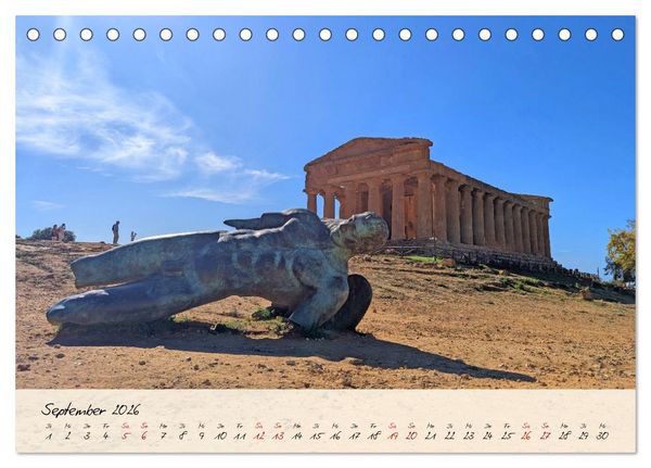 Produktbild: Siziliens Zauber &ndash; Von Palermo bis Taormina (Tischkalender 2026 DIN A5 quer), CALVENDO Monatskalender