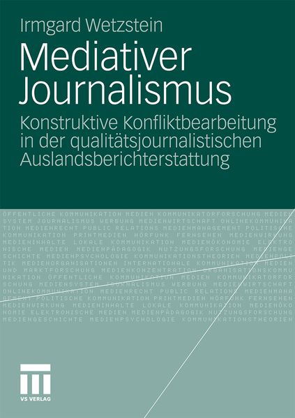 Produktbild: Mediativer Journalismus