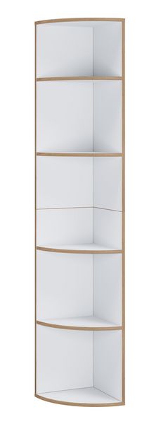 Produktbild: Elegantes Holzregal Eckregal Regal Salia 5fach