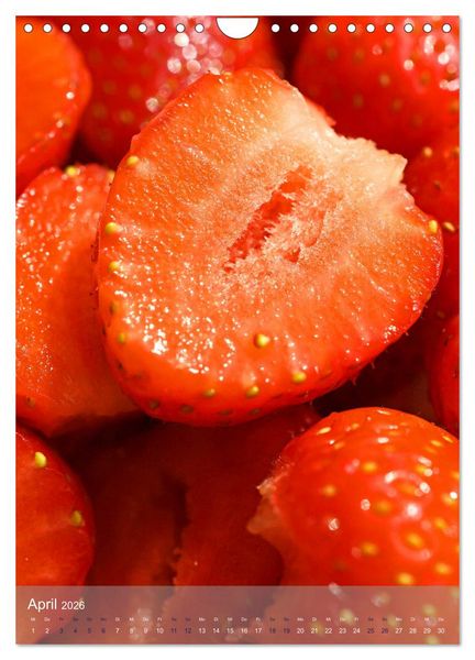 Produktbild: Blaubeeren, Himbeeren & Co - Makrofotografie in der K&uuml;che (Wandkalender 2026 DIN A4 hoch), CALVENDO Monatskalender