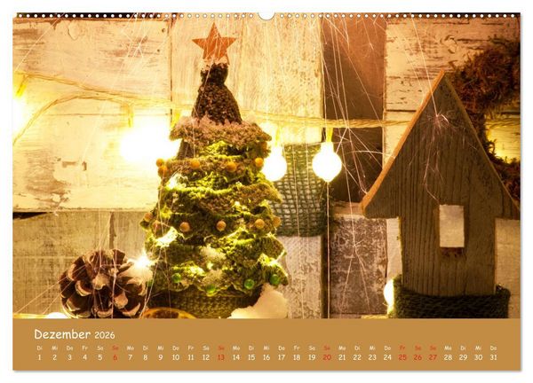 Produktbild: Aus Liebe zum H&auml;keln (hochwertiger Premium Wandkalender 2026 DIN A2 quer), Kunstdruck in Hochglanz