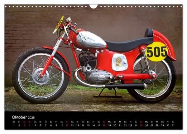 Produktbild: Motorrad Oldtimer (Wandkalender 2026 DIN A3 quer), CALVENDO Monatskalender