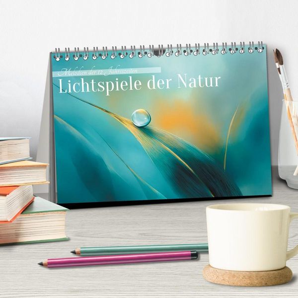 Produktbild: Lichtspiele der Natur (Tischkalender 2027 DIN A5 quer), CALVENDO Monatskalender