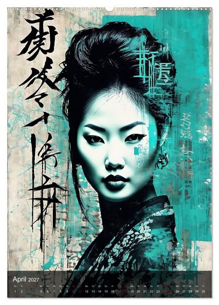 Produktbild: Geisha - Asian Spirit (Wandkalender 2027 DIN A2 hoch), CALVENDO Monatskalender