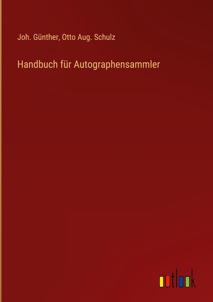 Produktbild: Handbuch f&uuml;r Autographensammler