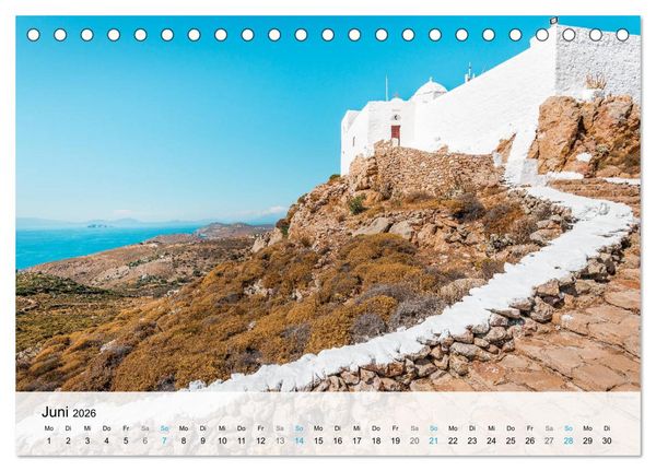 Produktbild: Patmos - Die heilige Insel (Tischkalender 2026 DIN A5 quer), CALVENDO Monatskalender