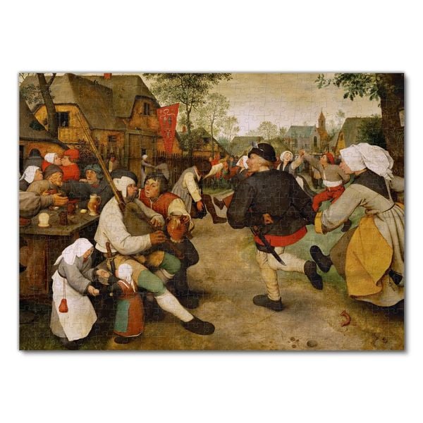 Produktbild: Lais Puzzle Pieter Bruegel d. &Auml;. - Bauerntanz 500 Teile