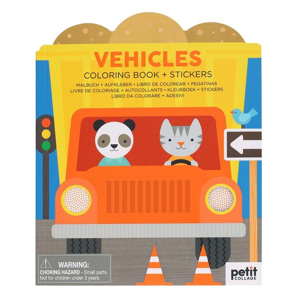 Produktbild: Vehicles Coloring Book + Stickers