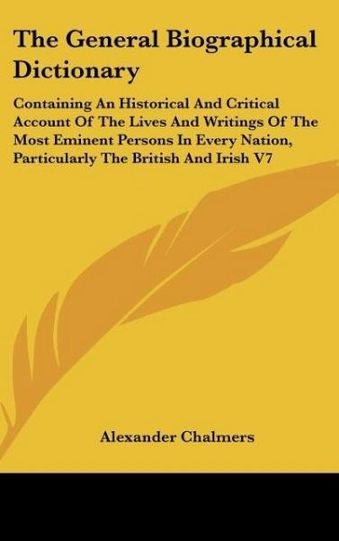 Produktbild: Chalmers, A: General Biographical Dictionary