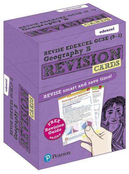 Produktbild: Pearson REVISE Edexcel GCSE Geography B Revision Cards - for 2026, 2027 exams