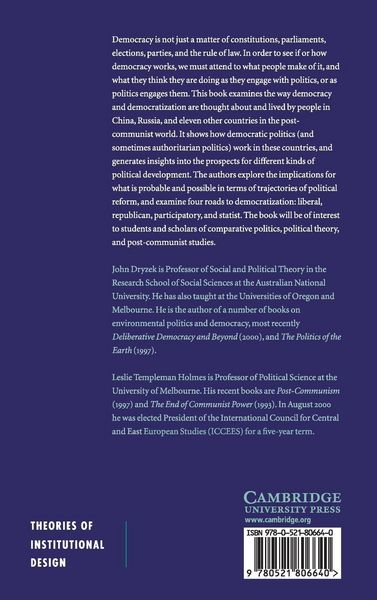 Produktbild: Post-Communist Democratization