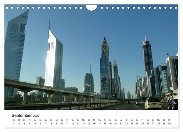 Produktbild: Dubai - Ein Erlebnis (Wandkalender 2026 DIN A4 quer), CALVENDO Monatskalender