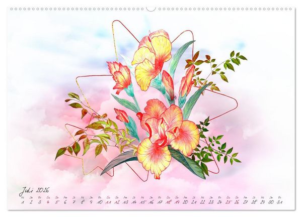 Produktbild: Zauberhaftes Ikebana (Wandkalender 2026 DIN A2 quer), CALVENDO Monatskalender