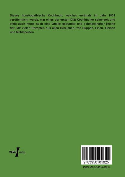 Produktbild: Hom&ouml;opathisches Kochbuch