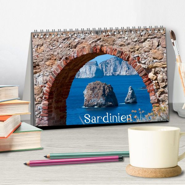 Produktbild: Sardinien (Tischkalender 2026 DIN A5 quer), CALVENDO Monatskalender